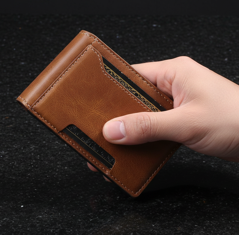 Minimalist Men’s Pop-Up Card Wallet
