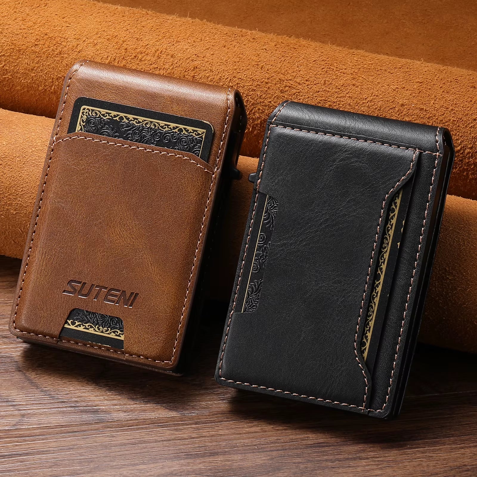 Minimalist Men’s Pop-Up Card Wallet